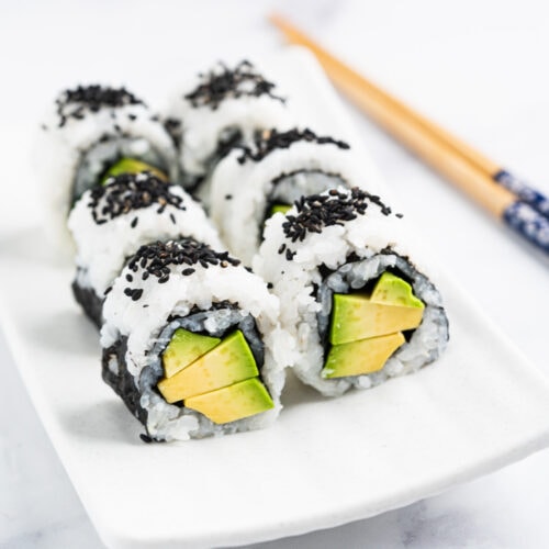 Avocado Sushi Rolls » Kay's Clean Eats