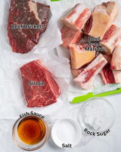 Phở Tái (Beef Pho) Savory Sweet Spoon