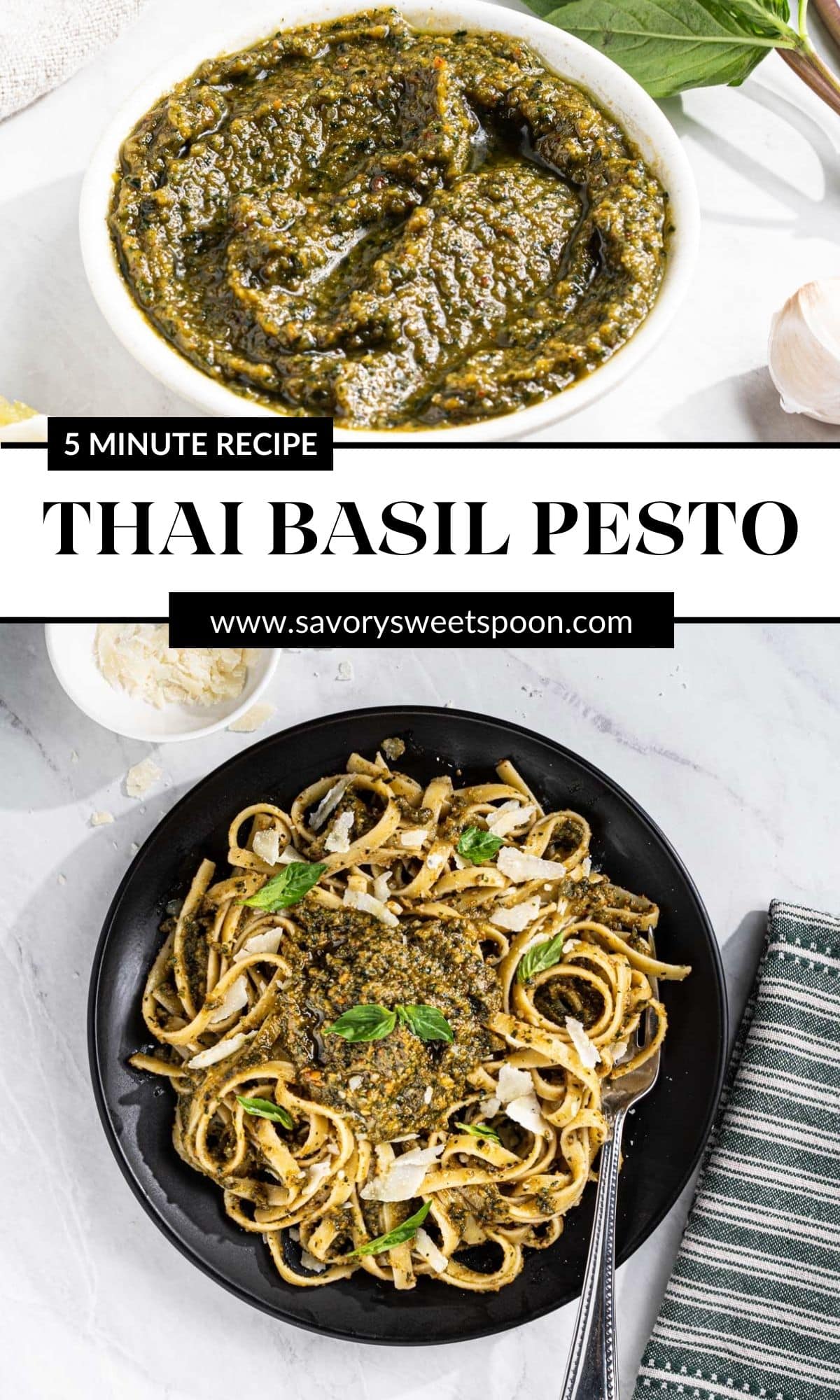 Thai Basil Pesto Savory Sweet Spoon