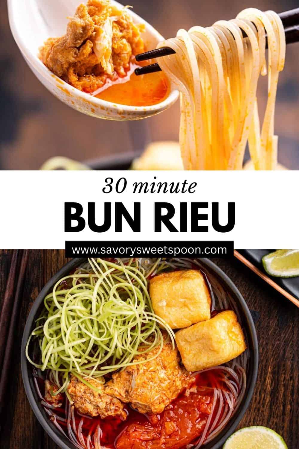 Bún Riêu (Vietnamese Crab Noodle Soup, 30 Minute Version) | Savory ...