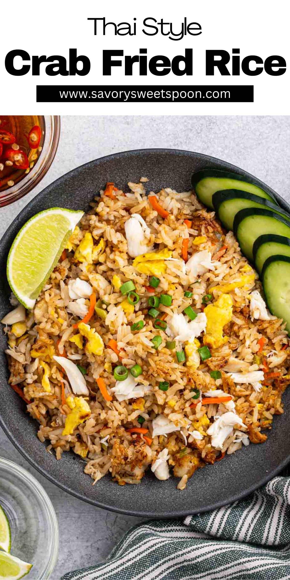 Crab Fried Rice Savory Sweet Spoon