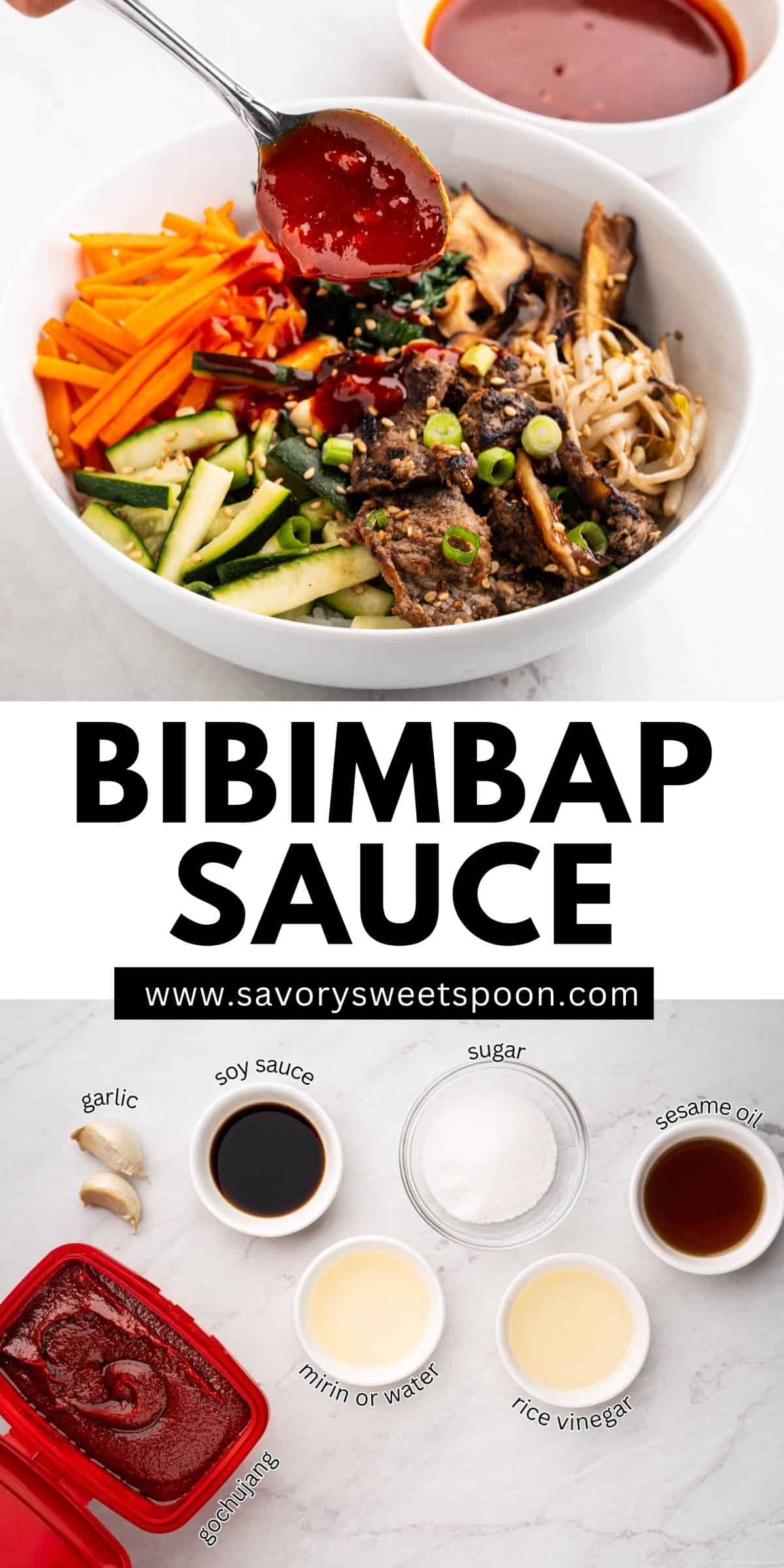 Bibimbap Sauce | Savory Sweet Spoon