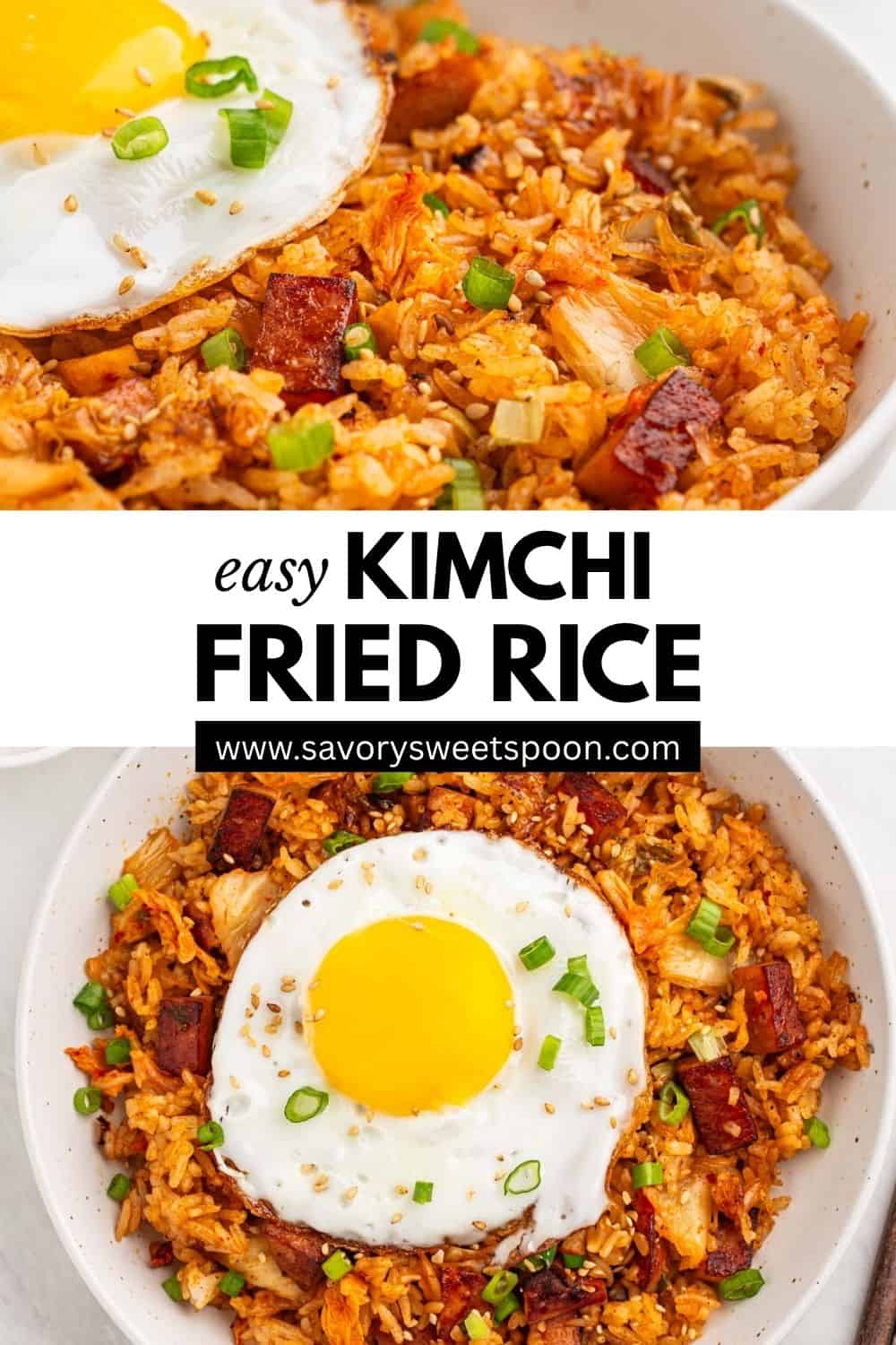 Easy Kimchi Fried Rice | Savory Sweet Spoon